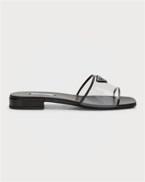 prada sandales|Prada transparent sandals.